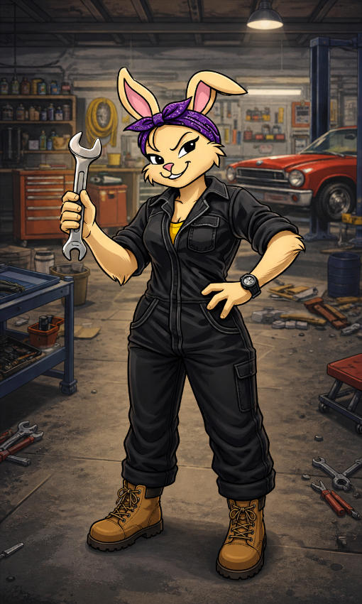 Illustration representing Grease Bunny services